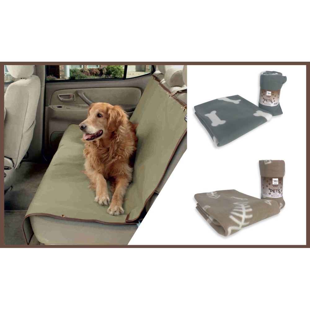 SCHUTZBEZUG FÜR HUNDEAUTO ZOO SITZBEZUG MIT PASSENDEM PLAID SCHUTZBEZUG FÜR HUNDEAUTO ZOO SITZBEZUG MIT PASSENDEM PLAID