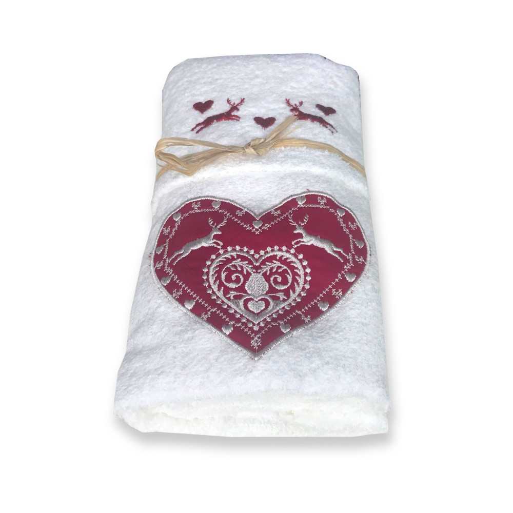 UN ENSEMBLE DE SERVIETTES DE TYROL TYROL DE L'AMOUR À LA CRÈME UN ENSEMBLE DE SERVIETTES DE TYROL TYROL DE L'AMOUR À LA CRÈME