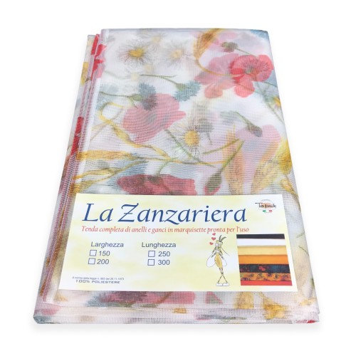 MARQUISETTE MOSKITONETZVORHANG für bleihaltigen Mohn für den Außenbereich in 4 verschiedenen Größen