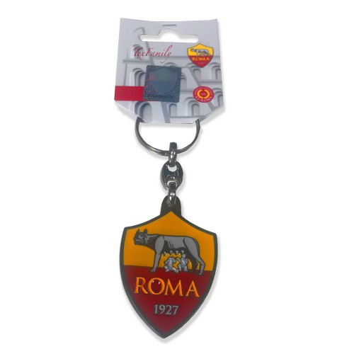 SCHLÜSSELANHÄNGER AUS EMAILLIERTEM METALL A.S. ROMA