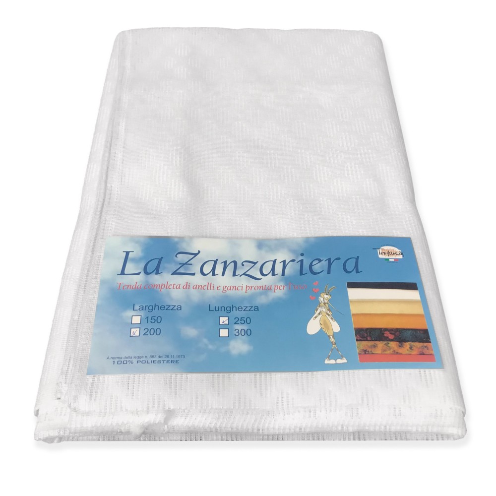 TENDA RETE ZANZARIERA A ROMBO DA ESTERNO PIOMBATA LARGA Cm. 200 UNITO BIANCO TENDA RETE ZANZARIERA A ROMBO DA ESTERNO PIOMBATA LARGA Cm. 200 UNITO BIANCO