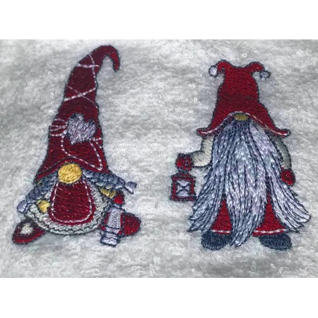 TYROLEAN TOWEL SET TYROLEAN ELF WHITE
