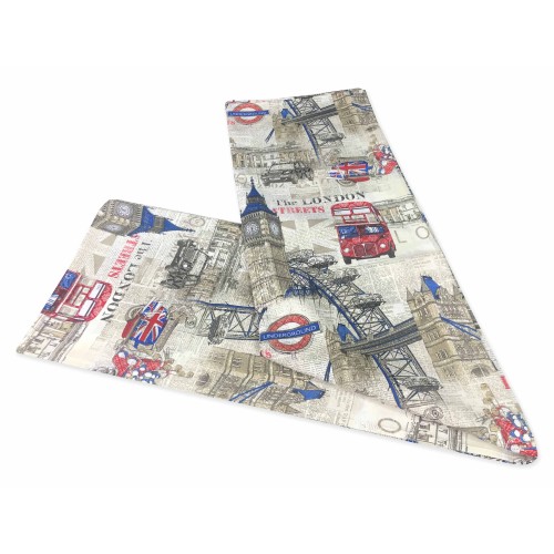 HANDTUCH EINRICHTUNGSBEZUG GRAN SCHAL TAGESDECKE SOFABEZUG STOFF LONETA LONDON ENGLISCH NEU18