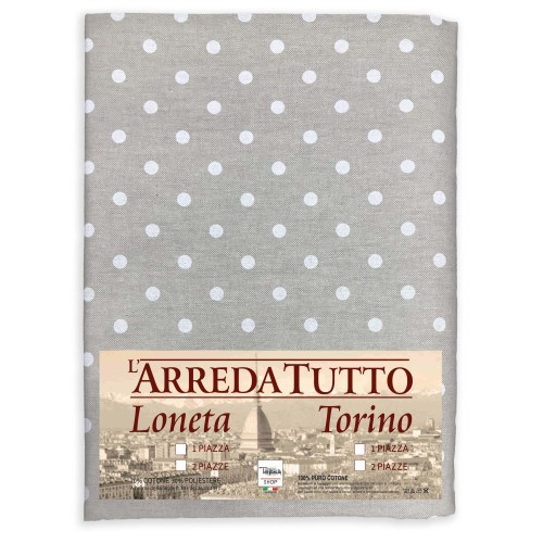 HANDTUCH HANDTUCH COPRITUTTO GRAN SCHAL TAGESDECKE SOFABEZUG STOFF MIROS POLKA DOTS WEISS
