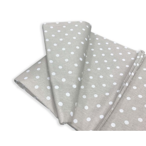 FURNISHING TOWEL Copritutto GRAN SCARF Bedspread SOFA COVER Fabric MIROS POLKA DOTS WHITE