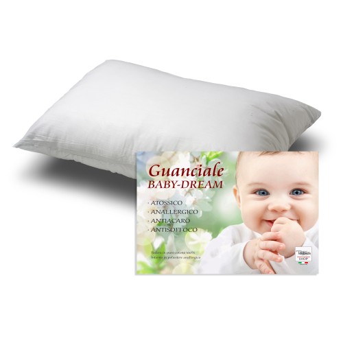 OREILLER COUSSIN BÉBÉ de RÊVE BÉBÉ DE LIT anti-étouffement Cm. 40x60