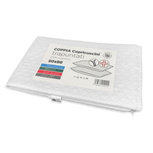 PAAR GESTEPPTE KISSENBEZUG KISSENBEZUG MIT REISSVERSCHLUSS