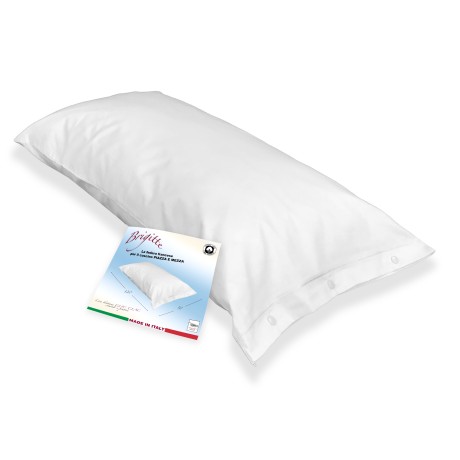 BRIGITTE PILLOWCASE ONE AND A HALF SIZE FRENCH CLIC-CLAC cm. 50 X 120