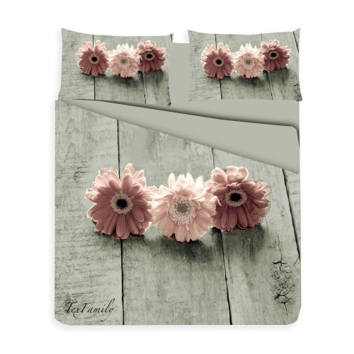 FUNDA NÓRDICA FOTO IMA.TEX GERBERA ROSA