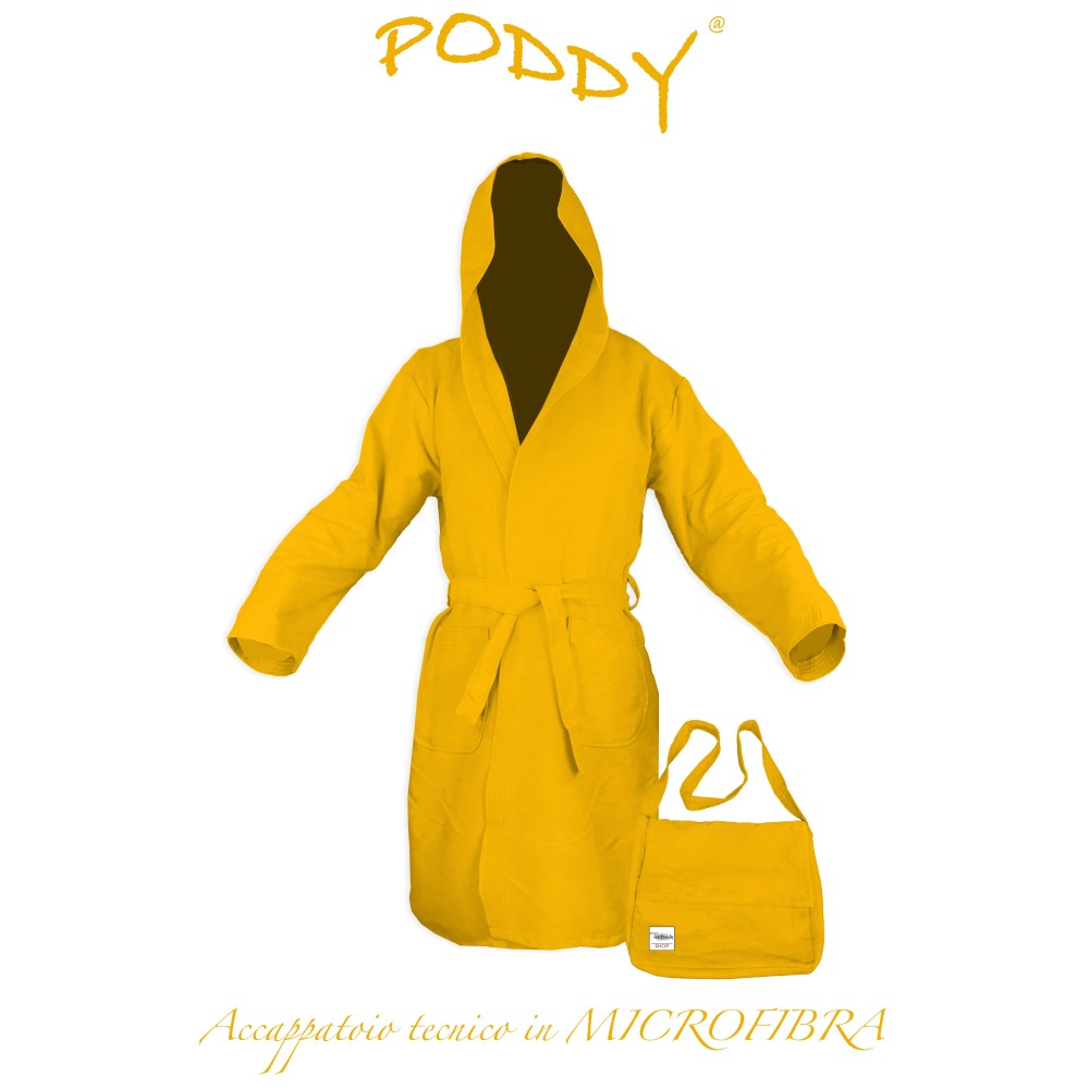PEIGNOIR TECHNIQUE PODDY EN MICROFIBRE jaune