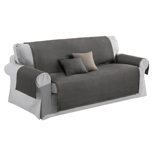 SOFABEZUG UND SOFASCHUTZ BUBBLES ANTHRAZIT MIT MASSAGEEFFEKT KEIN BÜGELN