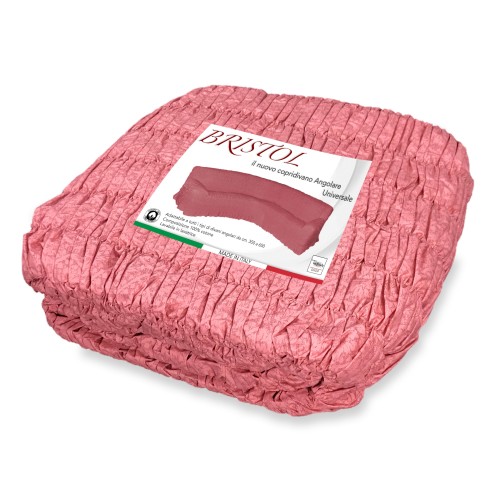 UNIVERSAL CORNER SOFA COVER BRISTOL PLAIN PINK