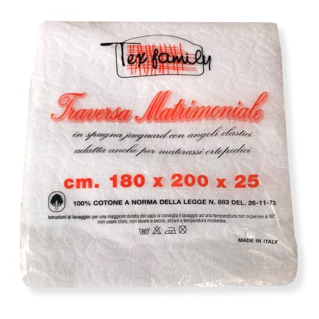 MATTRESS COVER IN PURE COTTON TERRY TEX FAMILY