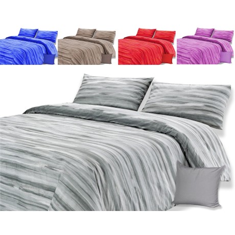 DUVET COVER IN PURE COTTON DIS. VERONA