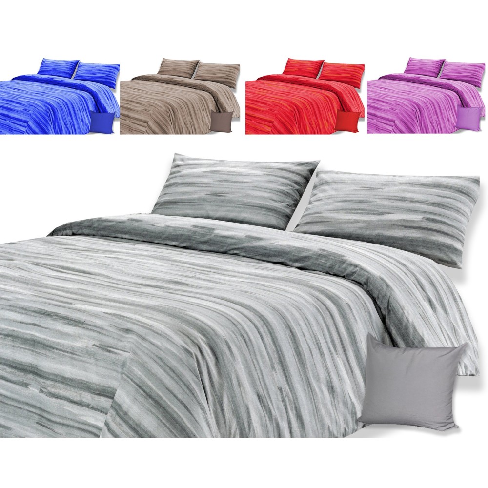 Copripiumino Matrimoniale 240x260 Cm - Cotone 100%, 57 Fili/cm², Certificato Oeko-Tex - Foto 3