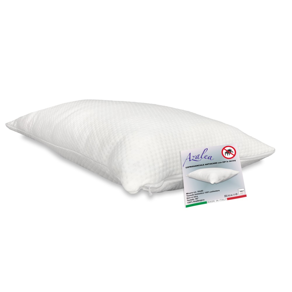PAAR KISSENBEZUG AUS ANTIMILBEN- UND HYPOALLERGENEM JERSEY MIT REISSVERSCHLUSS PAAR KISSENBEZUG AUS ANTIMILBEN- UND HYPOALLERGENEM JERSEY MIT REISSVERSCHLUSS