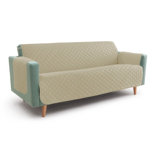 NUEVA FUNDA DE SOFÁ BG SYMPHONY PROTECTOR DE SOFÁ BEIGE ACOLCHADO