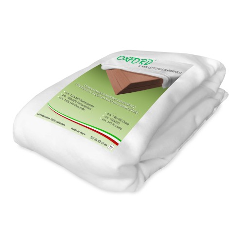 MOLLETONE Protège-table OXFORD sous nappe PROTECTEUR DE TABLE Blanc