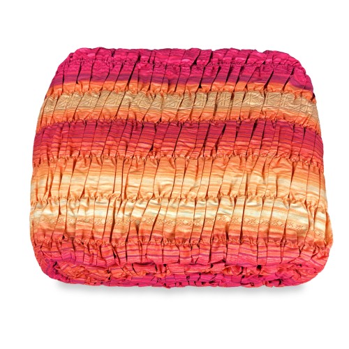 UNIVERSAL CORNER SOFA COVER BRISTOL ETHNIC BORDEAUX