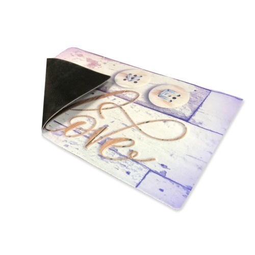 FELPUDO DIGITAL ALFOMBRA CM.40X60 BOTÓN DE AMOR