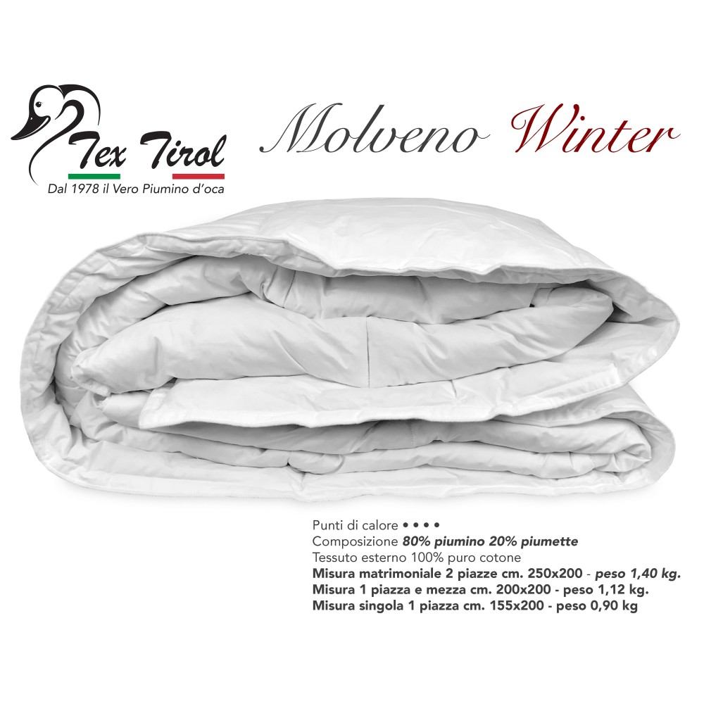PIUMINO OCA TEX TIROL © MOLVENO WINTER 80% PIUMINO OCA / 20% PIUMA OCA