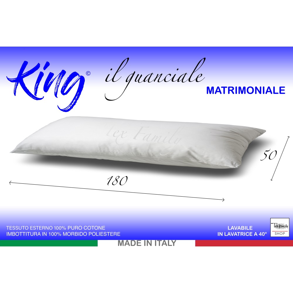 OREILLER LIT KING-size LIT OREILLER cm de LONG. 180 SIM. CM. 50 X 180 OREILLER LIT KING-size LIT OREILLER cm de LONG. 180 SIM. CM. 50 X 180