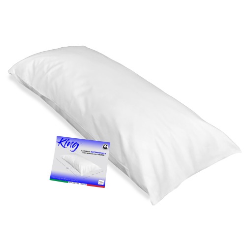 FUNDA DE ALMOHADA DOBLE KING TAMAÑO cm. 55 x 180