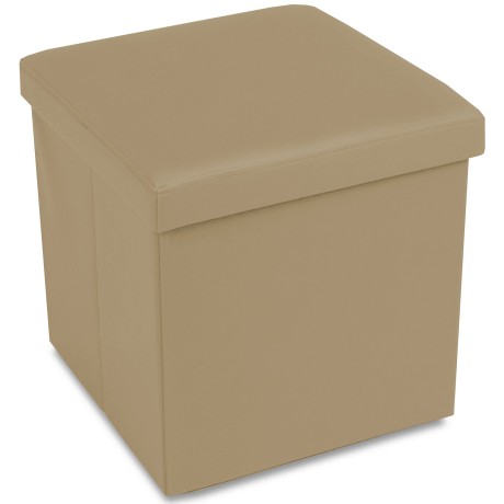 EDDY SOLIDA HASELNUSS FUSSSTÜTZE POUF