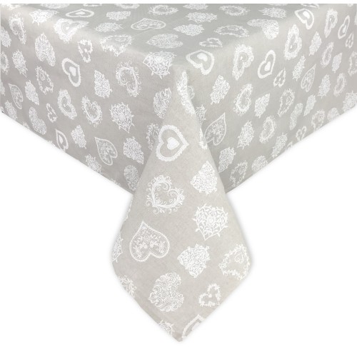 NAPPE TYROLIENNE DORY COEUR BLANC en coton