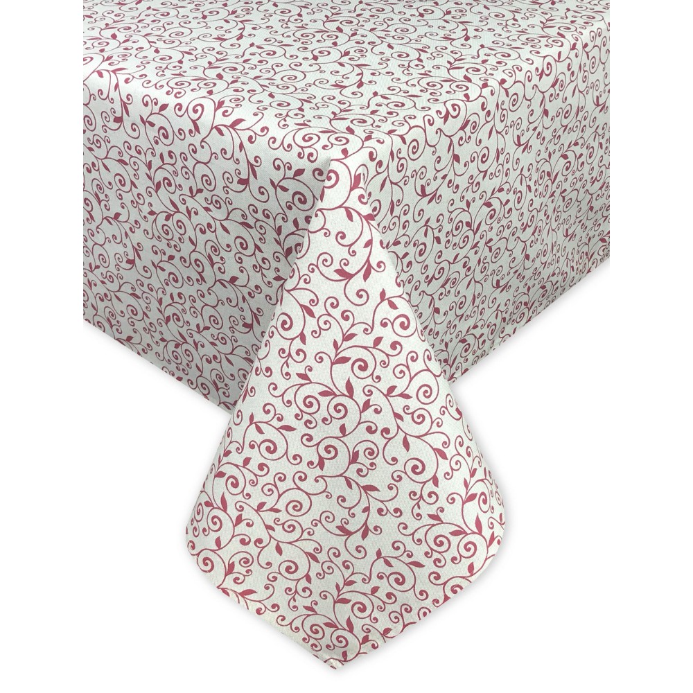 BAUMWOLL-TISCHDECKE DORY RED ARABESQUE BAUMWOLL-TISCHDECKE DORY RED ARABESQUE