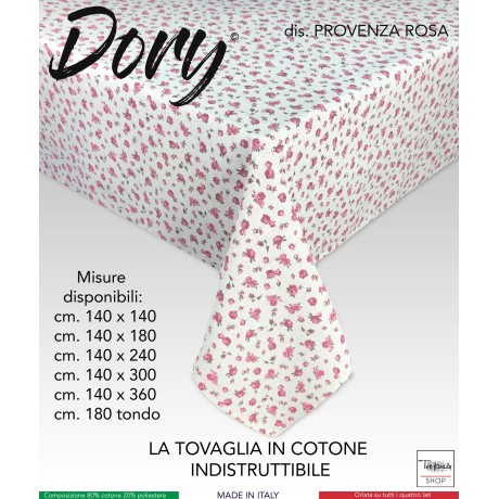 TOVAGLIA DORY FIORELLINO PROVENZALE ROSA