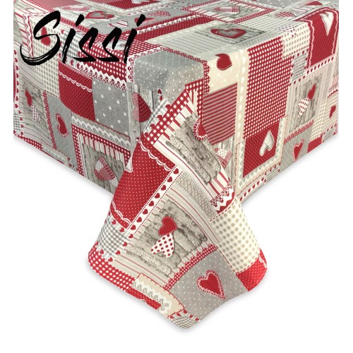 TOVAGLIA SISSI in cotone APRICA ROSSO in cotone