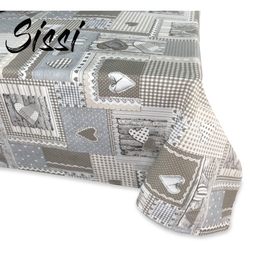 TOVAGLIA SISSI in cotone APRICA BEIGE in cotone