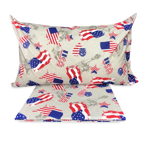 DUVET COVER AMERICAN AMERICAN FLAG DIS. FLAG