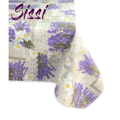 NAPPE SISSI lavande MARGHERITA en coton