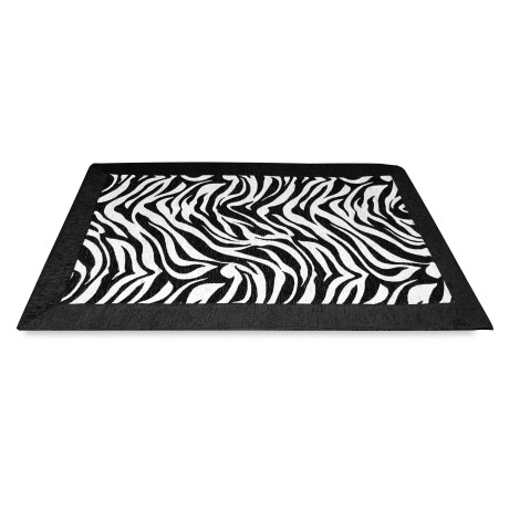 ZEBRA CARPET DIS. ZEBRA CM. 50X80 MM