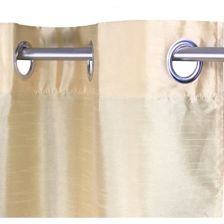 SOLID COLOR GOLDEN YELLOW CURTAIN CM.140X290 PACKAGED