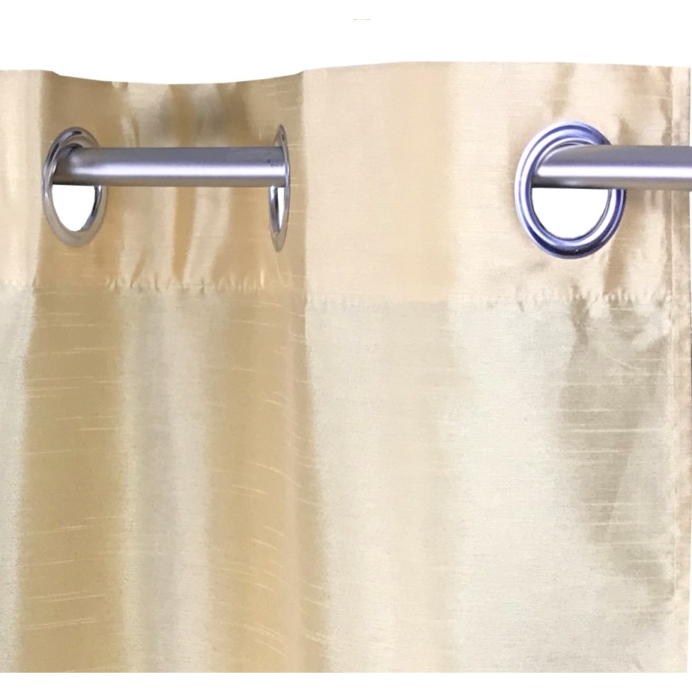SHAY CURTAIN in solid color GOLDEN YELLOW cm. 140X290 PACKAGED