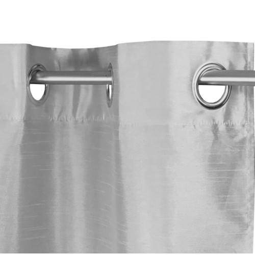 Cortina SHAY en color liso GRIS PERLA cm. 140X290 EMPAQUETADO