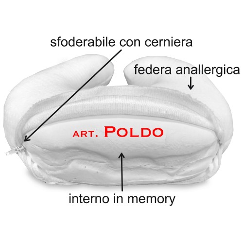 POLDO NACKENKISSEN AUS MEMORY-SCHAUM FÜR UNTERWEGS