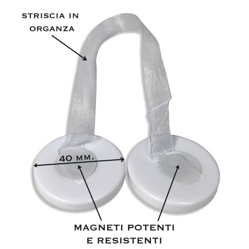 MAGNET GARDINENSTOPPER ELENA WEISS MAGNETE FÜR GARDINEN GARDINENSTOPPER PERLMUTT