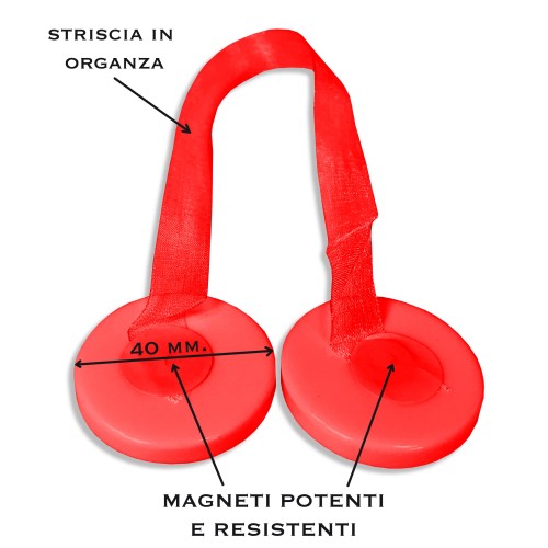 MAGNET GARDINENSTOPPER ELENA ROT MAGNETE FÜR GARDINEN GARDINENSTOPPER PERLMUTT