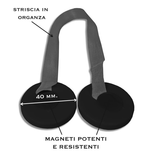 MAGNET GARDINENSTOPPER ELENA SCHWARZE MAGNETE FÜR GARDINEN GARDINENSTOPPER PERLMUTT