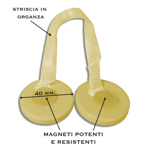 MAGNET CURTAIN STOPPER ELENA YELLOW MAGNETS FOR CURTAINS CURTAIN STOPPER MOTHER OF PEARL