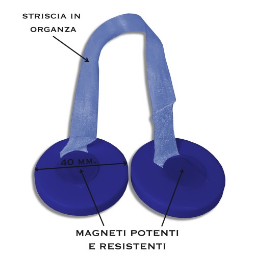 MAGNET CURTAIN STOPPER ELENA BLUE MAGNETS FOR CURTAINS CURTAIN STOPPERS MOTHER OF PEARL