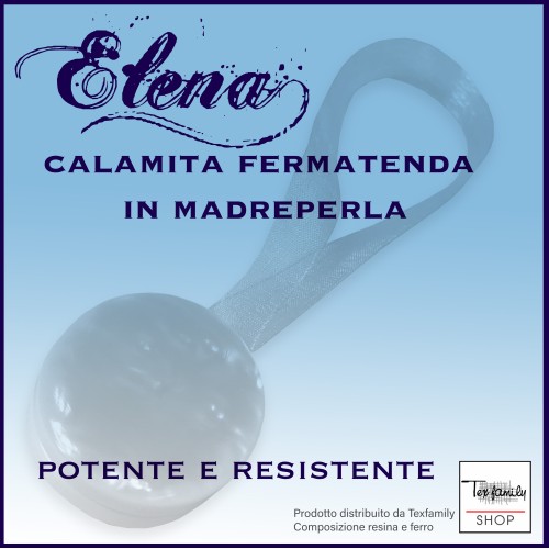 MAGNET GARDINENSTOPPER ELENA BLAU MAGNETE FÜR GARDINENSTOPPER PERLMUTT