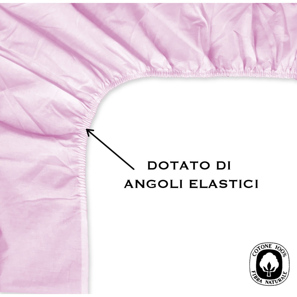 FRANCY SPANNBETTTUCH FRANZÖSISCH ROSA 1 1/2 GROSS MAXI