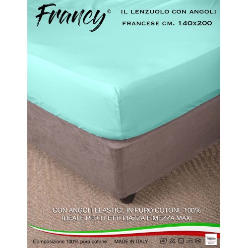 SÁBANA FRANKY CON ESQUINAS VERDE FRANCÉS 1 MAXI Y MEDIO GRANDE