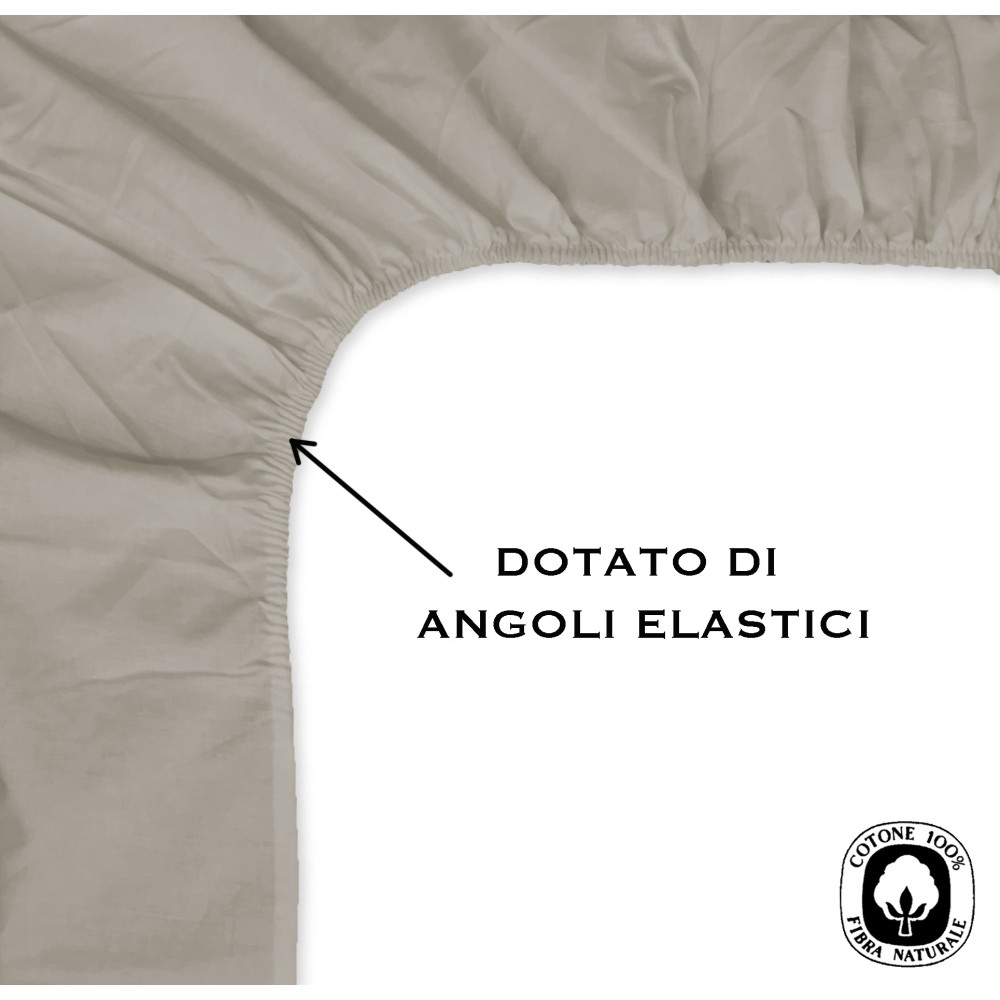 FRANCY SHEET WITH CORNERS HAZELNUT FRENCH DOVE GREY 1 AND A HALF LARGE MAXI