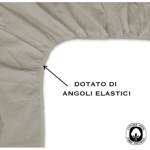 FRANCY SHEET WITH CORNERS HAZELNUT FRENCH DOVE GREY 1 AND A HALF LARGE MAXI